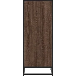 vidaXL skoreol 48x38x97,5 cm konstrueret træ brun egetræsfarve