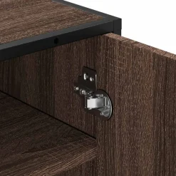 vidaXL skoreol 48x38x97,5 cm konstrueret træ brun egetræsfarve