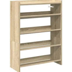 vidaXL skoreol 60x25x81 cm konstrueret træ sonoma-eg