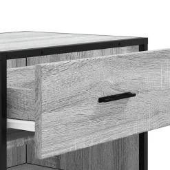 vidaXL skoreol 48x38x97,5 cm konstrueret træ grå
