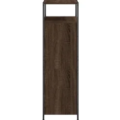vidaXL skoreol 60x34x112 cm konstrueret træ brun egetræsfarve