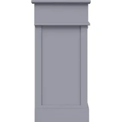 vidaXL skoskab 50 x 28 x 58 cm kejsertræ grå