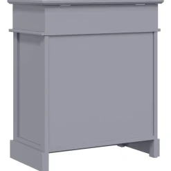 vidaXL skoskab 50 x 28 x 58 cm kejsertræ grå