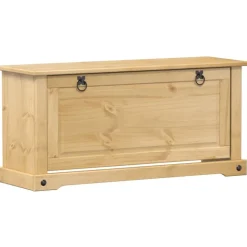 vidaXL skoskab Corona 99x32x47 cm massivt fyrretræ