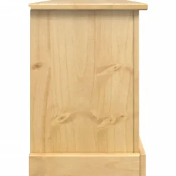 vidaXL skoskab Corona 99x32x47 cm massivt fyrretræ