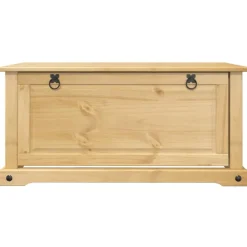 vidaXL skoskab Corona 99x32x85 cm massivt fyrretræ