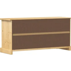 vidaXL skoskab Corona 99x32x85 cm massivt fyrretræ
