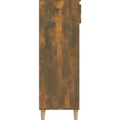 vidaXL skoskab 40x36x105 cm konstrueret træ røget egetræsfarve