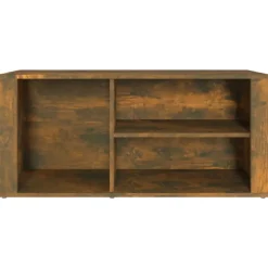 vidaXL skoskab 100x35x45 cm konstrueret træ røget egetræsfarve
