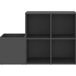 vidaXL skoskab 105x35,5x70 cm konstrueret træ grå
