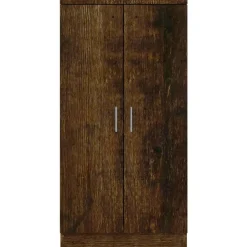 vidaXL skoskab 55x35x108 cm konstrueret træ røget egetræsfarve