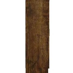 vidaXL skoskab 55x35x108 cm konstrueret træ røget egetræsfarve