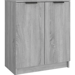 vidaXL skoskab 59x35x70 cm konstrueret træ grå sonoma-eg