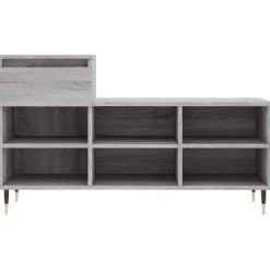 vidaXL skoskab 102x36x60 cm konstrueret træ grå sonoma-eg