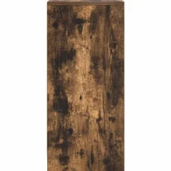 vidaXL skoskab 29,5x34x76 cm konstrueret træ røget egetræsfarve