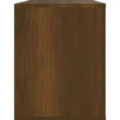 vidaXL skoskab 100x35x45 cm konstrueret træ brun egetræ