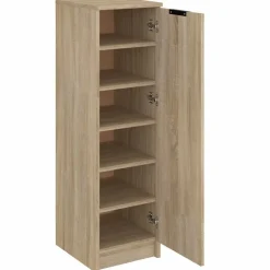 vidaXL skoskab 30x35x100 cm konstrueret træ sonoma-eg