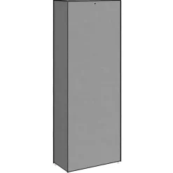 vidaXL skoskab 60x30x166 stof grå