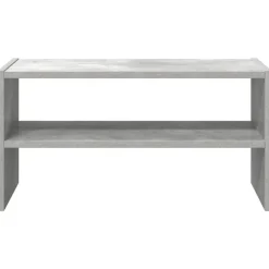 vidaXL skostativ stabelbar 60x30x30,5 cm betongrå