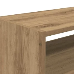 vidaXL skostativ stabelbar 60x30x30,5 cm egetræsfarvet