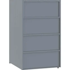 vidaXL skraldespandsskjuler 345x79x117 cm 5 rum stål grå