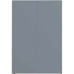 vidaXL skraldespandsskjuler 345x79x117 cm 5 rum stål grå