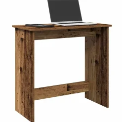 vidaXL skrivebord 80x40x75 cm konstrueret træ antikt træ