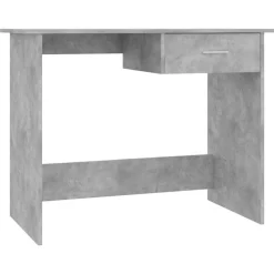 vidaXL skrivebord 100x50x76 cm konstrueret træ betongrå