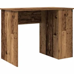 vidaXL skrivebord 100x55x75 cm konstrueret træ gammelt træ