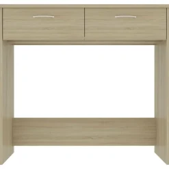 vidaXL skrivebord 80x40x75 cm konstrueret træ sonoma-eg
