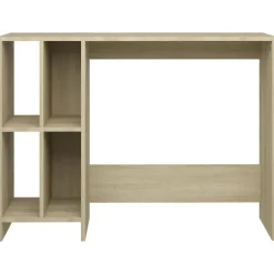 vidaXL skrivebord 102,5x35x75 cm konstrueret træ sonoma-eg