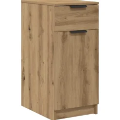 vidaXL skrivebord 33x50x75 cm konstrueret træ kunsteg