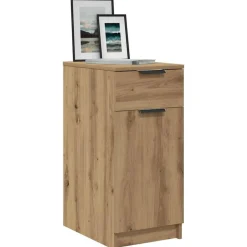 vidaXL skrivebord 33x50x75 cm konstrueret træ kunsteg