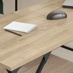 vidaXL skrivebord 149x149x75 cm konstrueret træ sonoma-eg