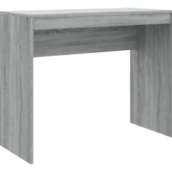 vidaXL skrivebord 90x40x72 cm konstrueret træ grå sonoma-eg