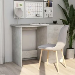 vidaXL skrivebord 100x50x76 cm konstrueret træ betongrå