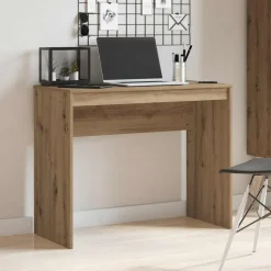 vidaXL skrivebord 90x40x72 cm konstrueret træ kunsteg