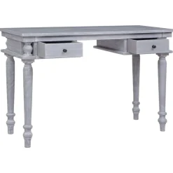 vidaXL skrivebord 115x50x78 cm massivt mahognitræ