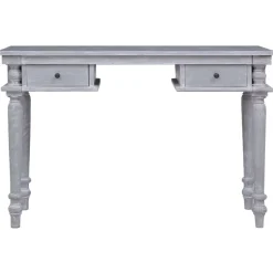 vidaXL skrivebord 115x50x78 cm massivt mahognitræ