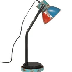 vidaXL skrivebordslampe 25 W 18x18x60 cm E27 flerfarvet