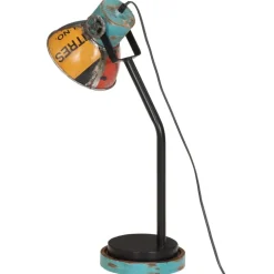 vidaXL skrivebordslampe 25 W 18x18x60 cm E27 flerfarvet