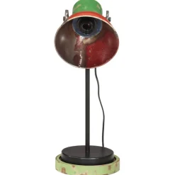 vidaXL skrivebordslampe 25 W 17x17x50 cm E27 flerfarvet