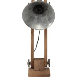 vidaXL skrivebordslampe 23x13x52 cm 25 W E27 vintagesølv