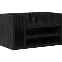vidaXL Skrivebordsorganisator Gammelt træ 44,5 x 24 x 25 cm