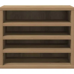vidaXL Skrivebordsorganisator Artisan Egetræ 36 x 26 x 29,5 cm