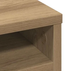 vidaXL Skrivebordsorganisator Artisan Egetræ 36 x 26 x 29,5 cm