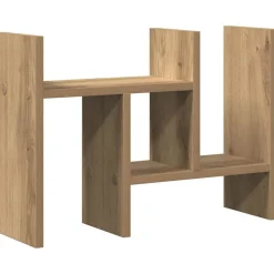 vidaXL Skrivebordsorganisator Artisan Egetræ 34,5 x 15,5 x 35,5 cm