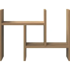 vidaXL Skrivebordsorganisator Artisan Egetræ 34,5 x 15,5 x 35,5 cm