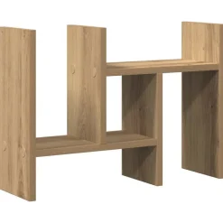 vidaXL Skrivebordsorganisator Artisan Egetræ 34,5 x 15,5 x 35,5 cm
