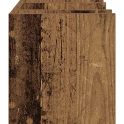 vidaXL Skrivebordsorganisator Gammelt træ 44,5 x 24 x 25 cm